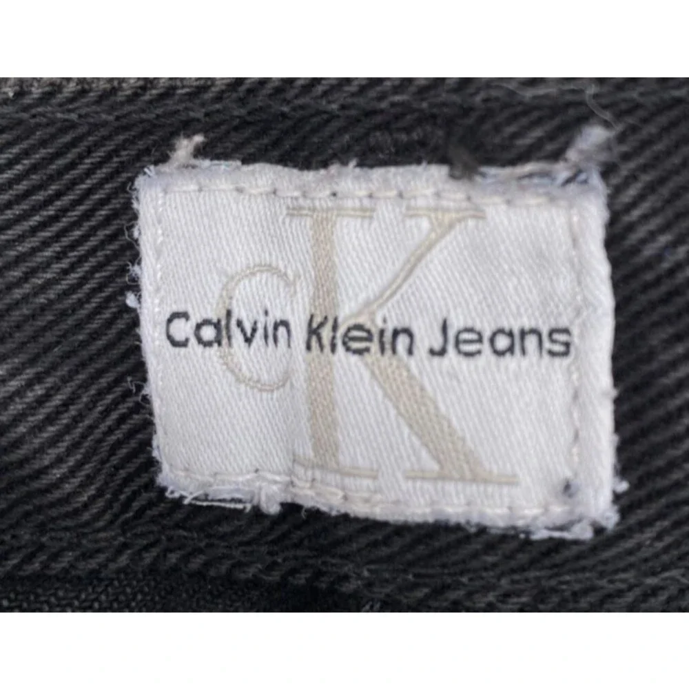Calvin Klein Jeans Men’s 34x28 Easy Fit Black Denim Straight Leg Made in Mexico